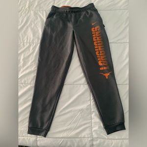 Dark grey thick Texas sweatpants